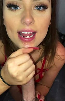 Do I Look Pretty With Cum On My Face?'