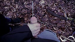 Quick handjob in the woods last winter'